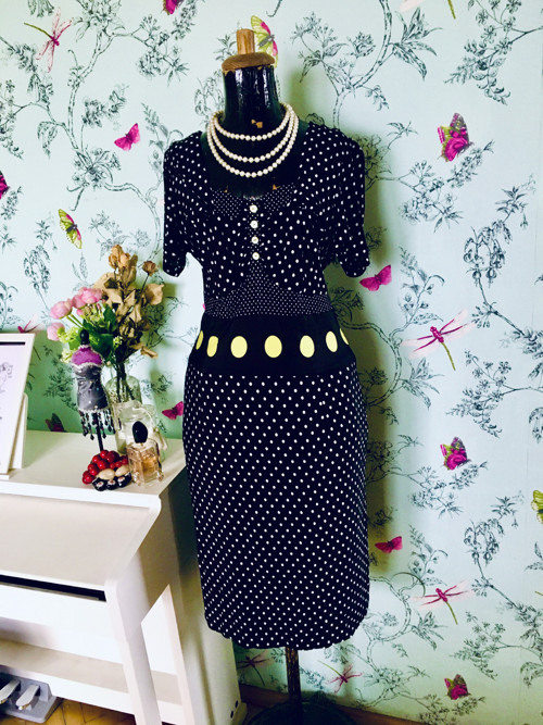 Šaty retro dots original — foto 1