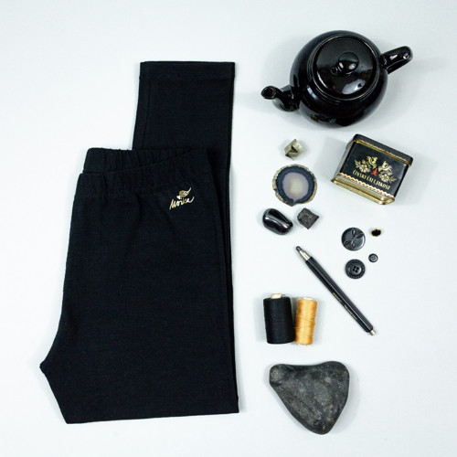 Eko-legíny z recyklované bavlny, vel. M