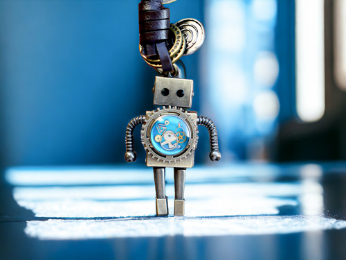 Robot - klíčenka — foto 1