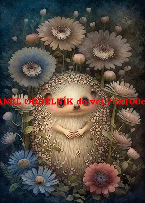 Bavlněný panel 7x10 cm - skladem — foto 1