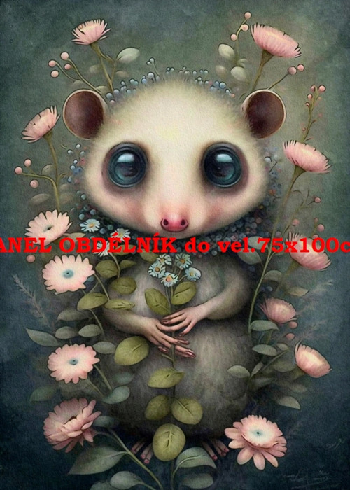 Bavlněný panel 7x10 cm - skladem