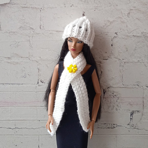 Oblečky pro Barbie, FR, Integrity - čepice, šála — foto 1