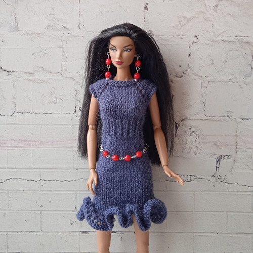 Oblečky pro Barbie, FR, Integrity - šaty + šperky — foto 1