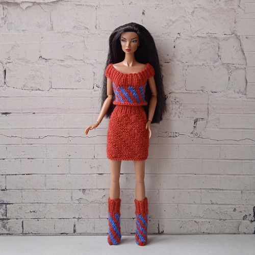 Pro Barbie, FR, Integrity - tričko, sukně, boty — foto 1