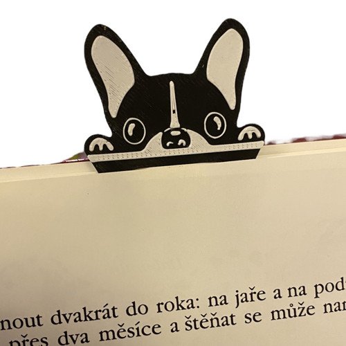 Záložka francouzský buldoček