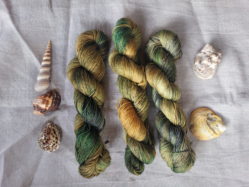 Lesní 4ply-ručně barvená 100% merino vlna