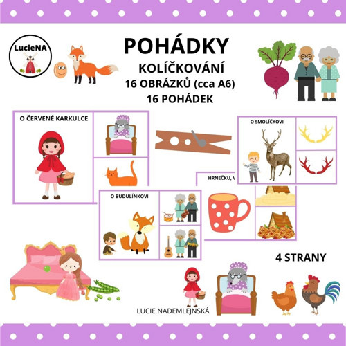 Pohádky - Kolíčkování — foto 1
