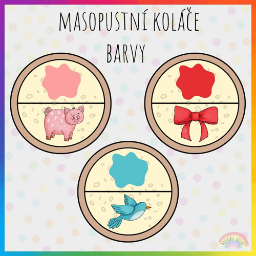Masopustní koláče, barvy — foto 1