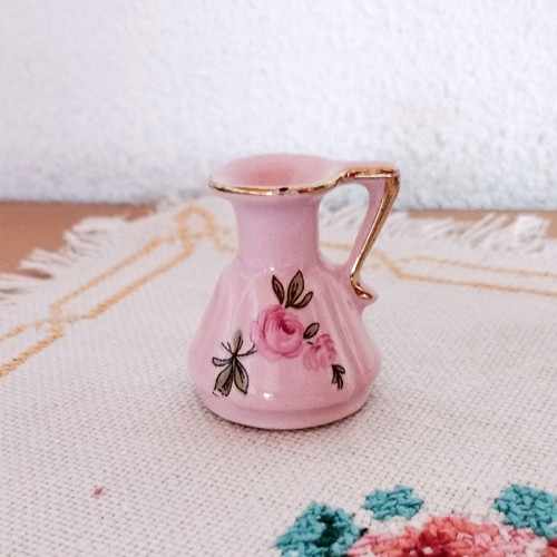 Růžový Porcelán - Mini Svícen