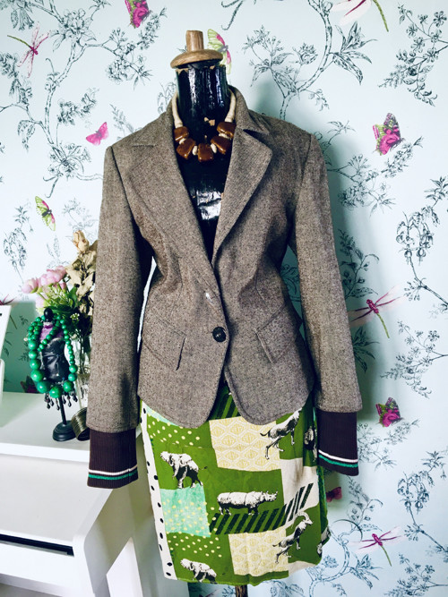 Sako dandy tweed atypické — foto 1