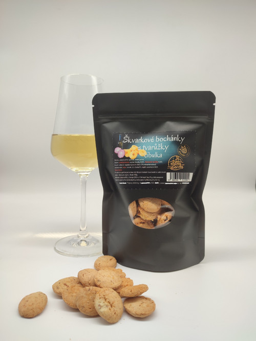 Škvarkové bochánky s tvarůžky-cibulka