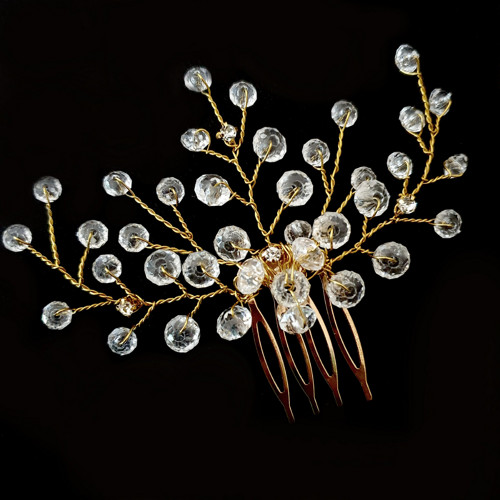 Hřebínek Crystal Gold — foto 1