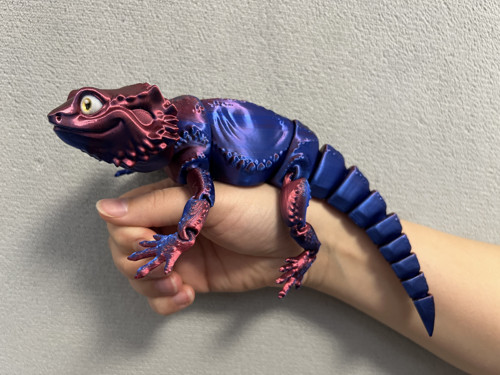 Agama Vousatá - 26 cm - 3D Tisk — foto 1
