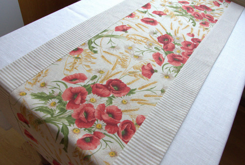 Běhoun 42x138 - Fleurs lem pruhy — foto 1