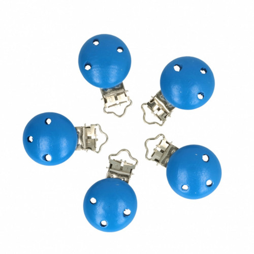 AKCE Klip na dudlík 28x28mm (1ks) - deep sky blue