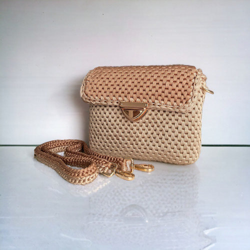 Háčkovaná kabelka ROTANG/ Crossbody — foto 1