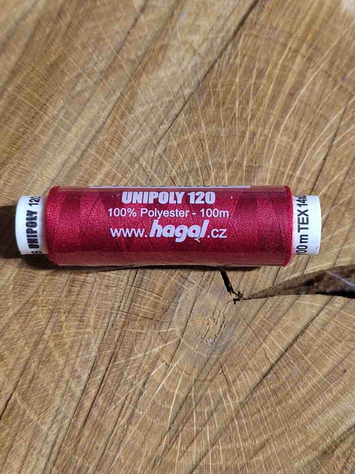 Polyesterové nitě Unipoly návin 100 m 344 Rhododen