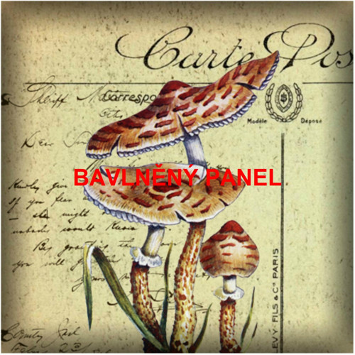 Bavlněný panel 15x15 cm - skladem — foto 1