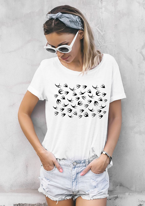 Dámské tričko "Little swallows"