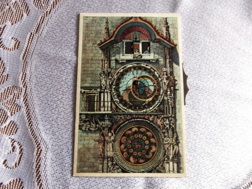 Orloj - pohlednice