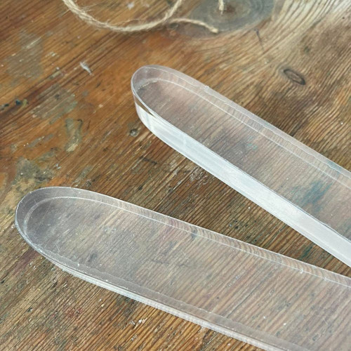 Bloček pro silikonová razítka 2x15cm 2 ks