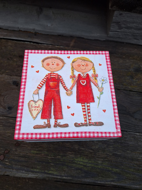 Šperkovnice, čajová krabice love