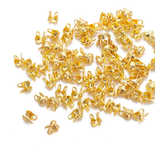 Zakončovací kalota 4x2mm (100ks) - zlatá