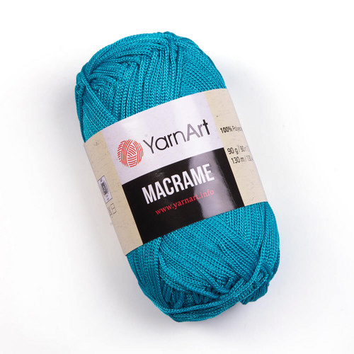 Příze Macrame - tyrkysová — foto 1