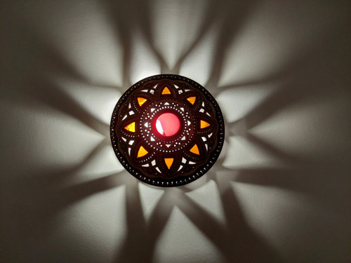 Lampa na zeď...