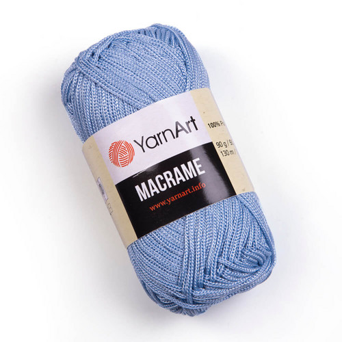 Příze Macrame - bleděmodrá — foto 1