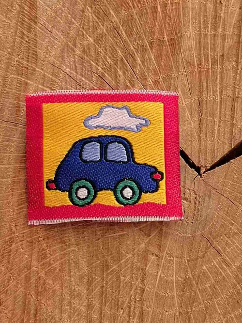Nášivka Auto modré