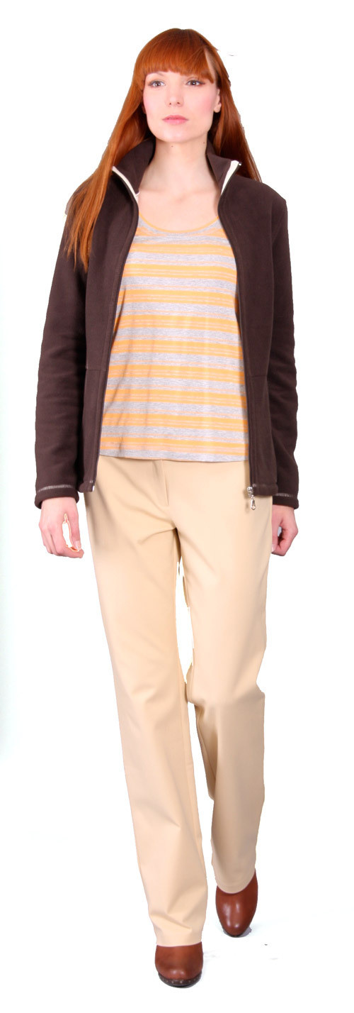 Dámská Fleecová Mikina Rialto Fly Hnědá 0280