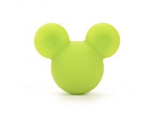Korálky MickeyMouse 2cm - (1ks) - lime