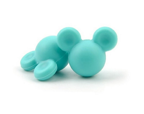 Korálky MickeyMouse 2cm - (1ks) - turquoise — foto 1