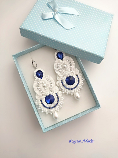Paula soutache/sutaš náušnice