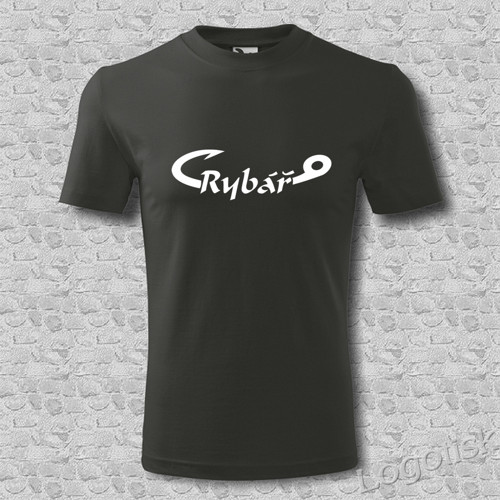 Pánské tričko pro rybáře *háček a nápis