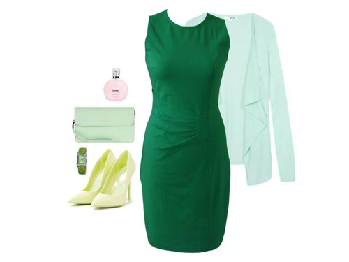 BELLIS PARTY green... šaty na objednávku
