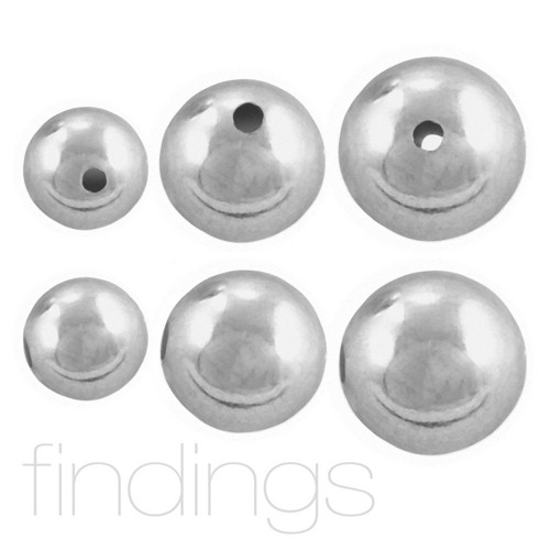 Lehké korálky hliník / 6mm / 30ks