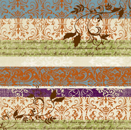 Autumn Stripe with Thermography -LYB- scrapbook — foto 1