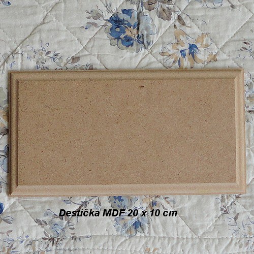 MDF deska 20x10 cm — foto 1
