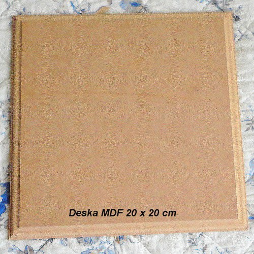 MDF deska 20x20 cm — foto 1