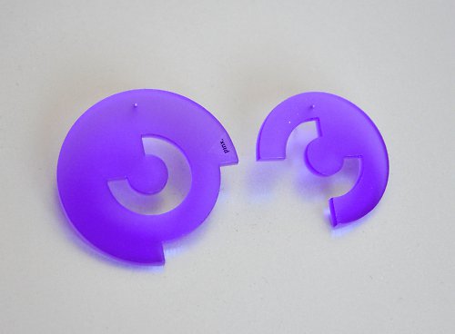 Náušnice z plexi MICRO N10 PINX — foto 1