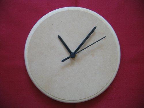Hodiny MDF frézované kulaté pr. 21 cm — foto 1