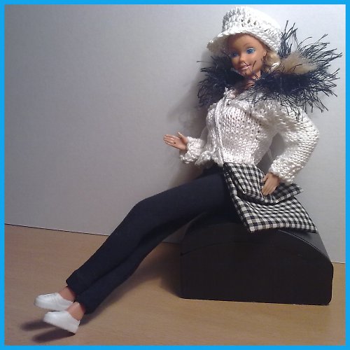 Barbie - Black&White v zimě — foto 1