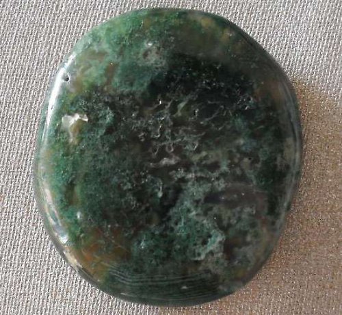 Mechový achát 40 x 36mm — foto 1