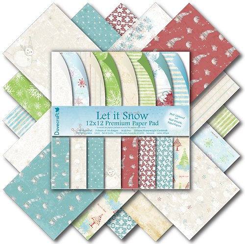 *** SLEVA!!! Sada čtvrtek LET IT SNOW 12"x12" — foto 1