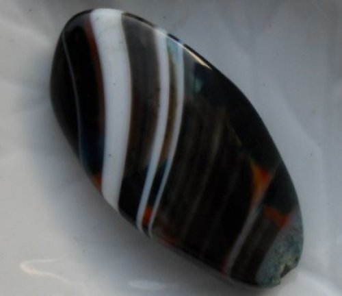 Barvený achát 40 x 20mm — foto 1