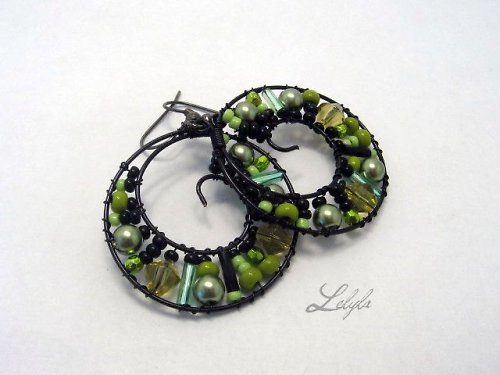 Kruhy - black&green — foto 1