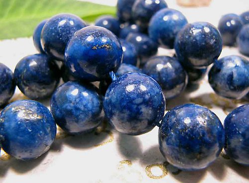 0048* LAPIS LAZULI KULIČKY KORÁLKY_14mm — foto 1