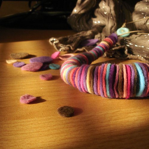 Náhrdelník .. pastely na konci léta ... — foto 1